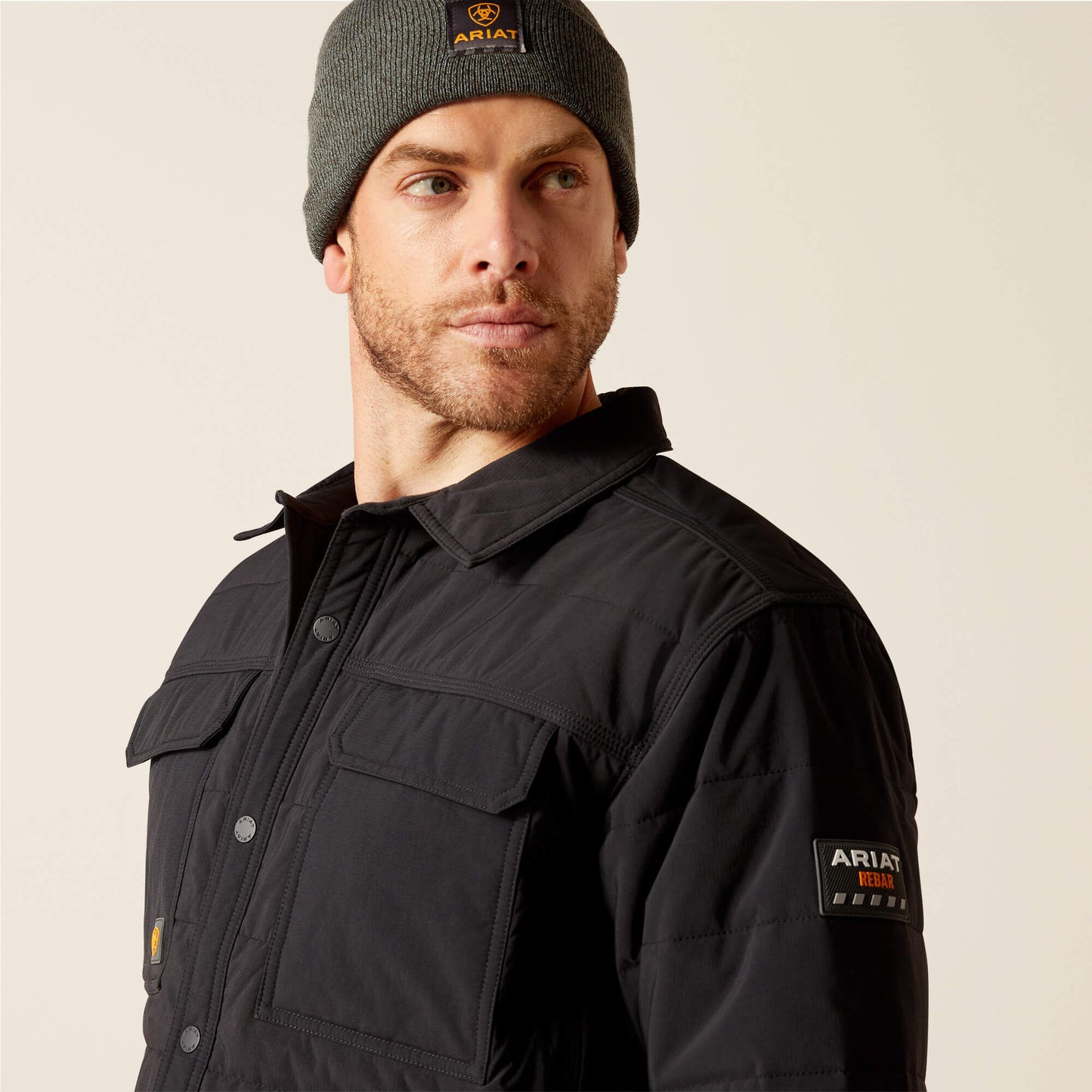 Ariat Men Rebar Cordura Ripstop Insulated Shirt Jacket