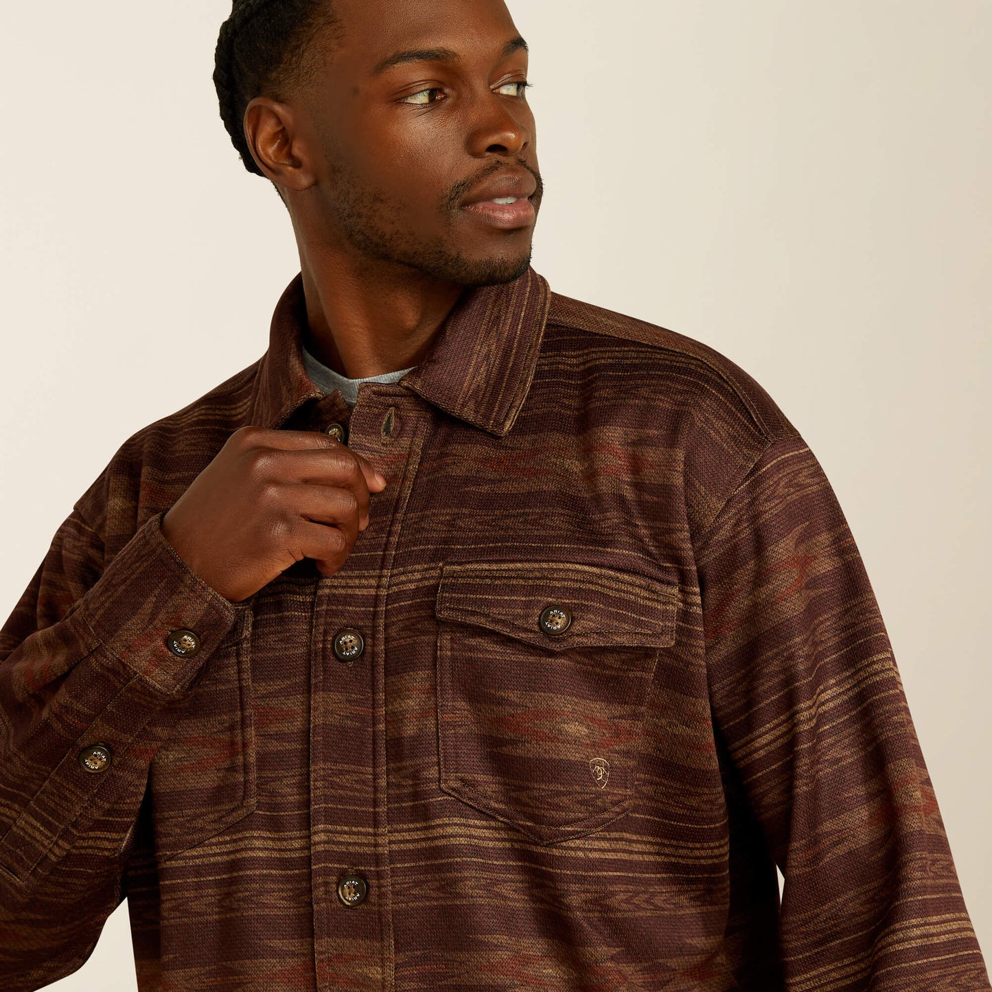 Ariat Men Caldwell Printed Shirt Jacket