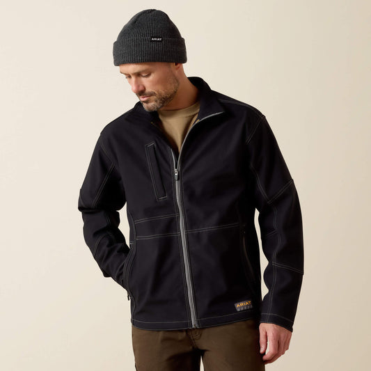 Ariat Men Rebar Stretch Canvas Softshell Jacket