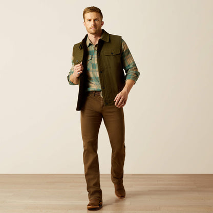 Ariat Men Canvas Rancher Vest