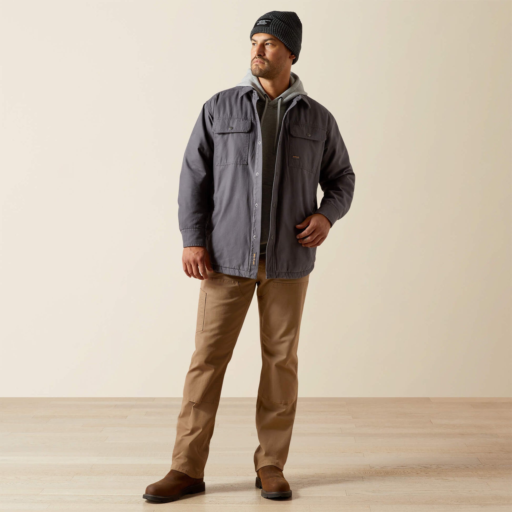 Ariat Men Rebar Canvas Shirt Jacket