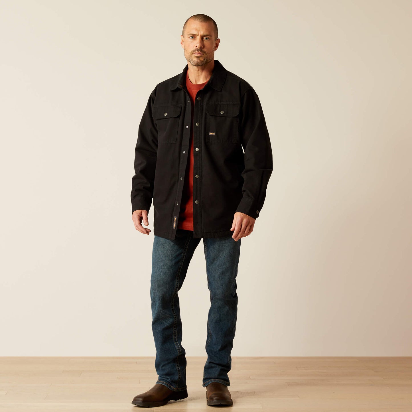 Ariat Men Rebar Canvas Shirt Jacket