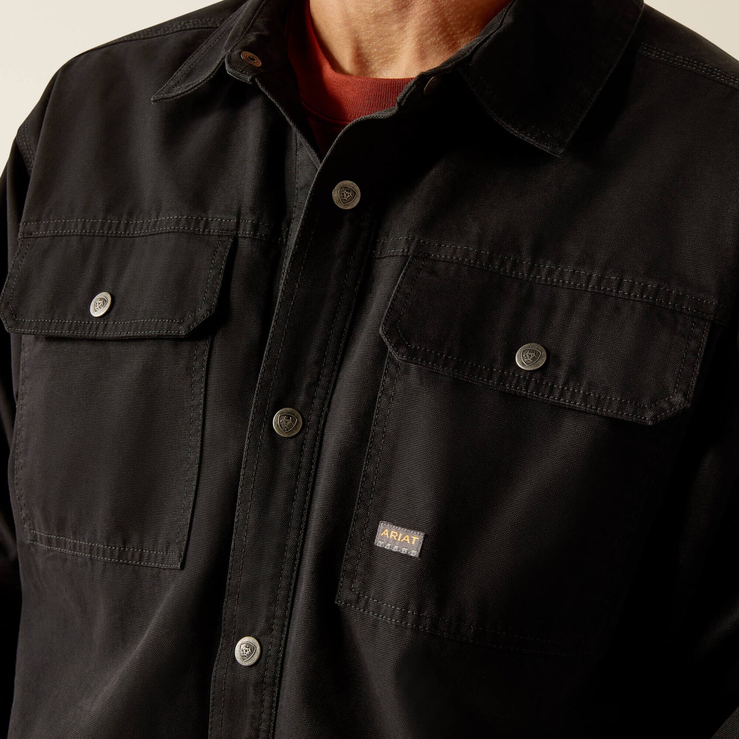 Ariat Men Rebar Canvas Shirt Jacket