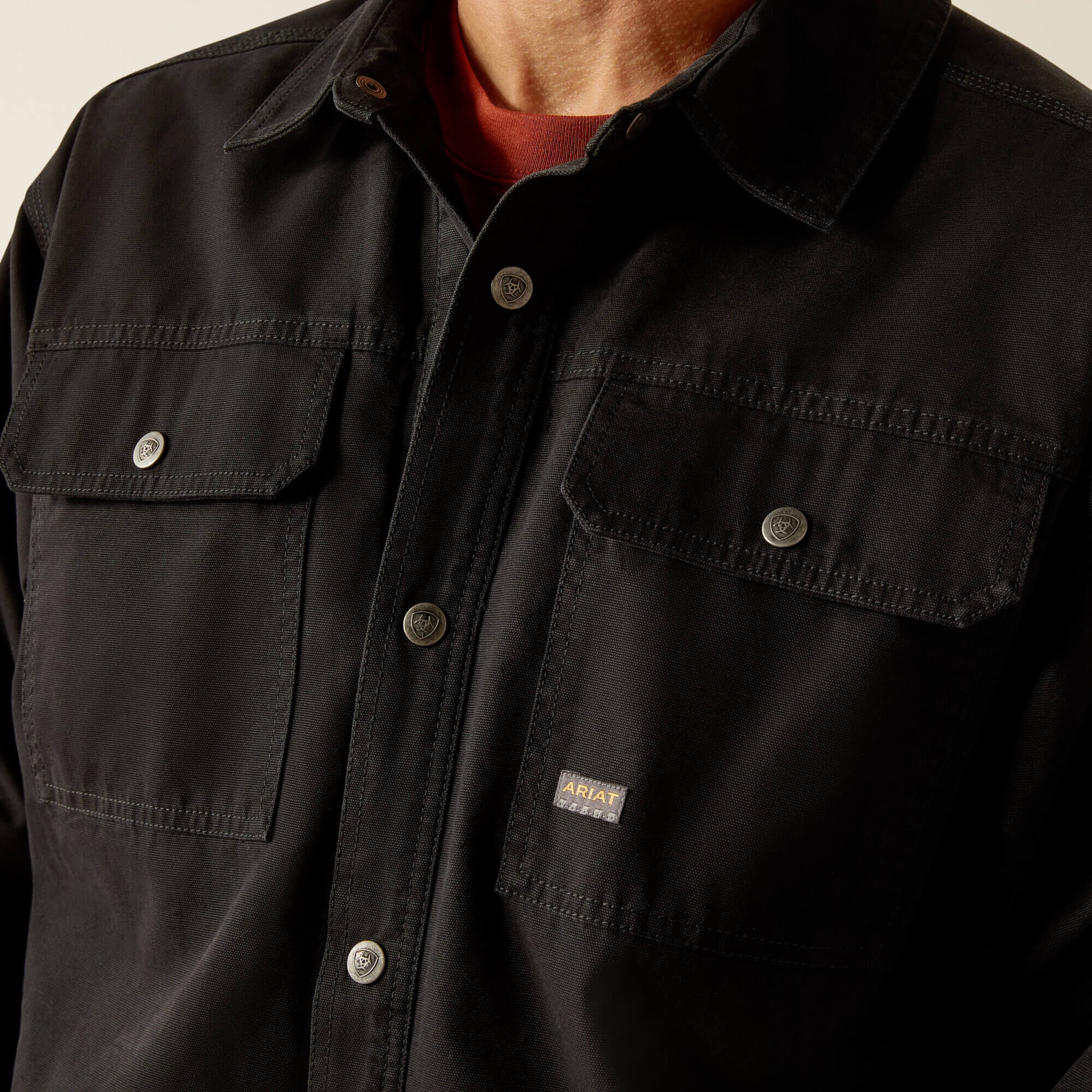Ariat Men Rebar Canvas Shirt Jacket