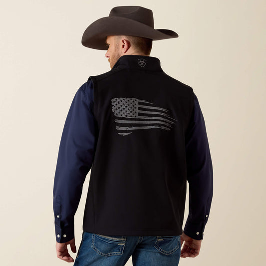 Ariat Men Logo 2.0 Patriot Softshell Vest