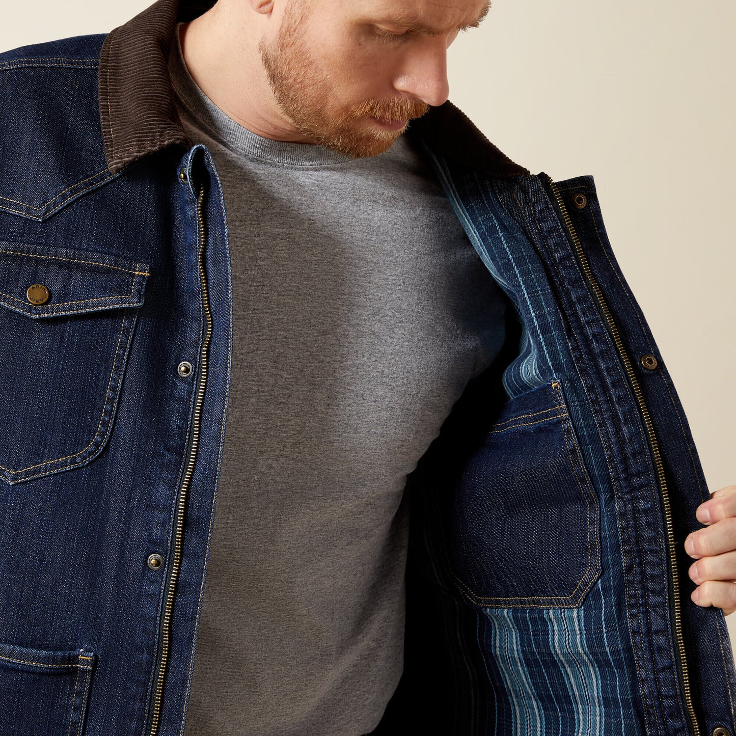 Ariat Men|Trends Denim Chore Jacket