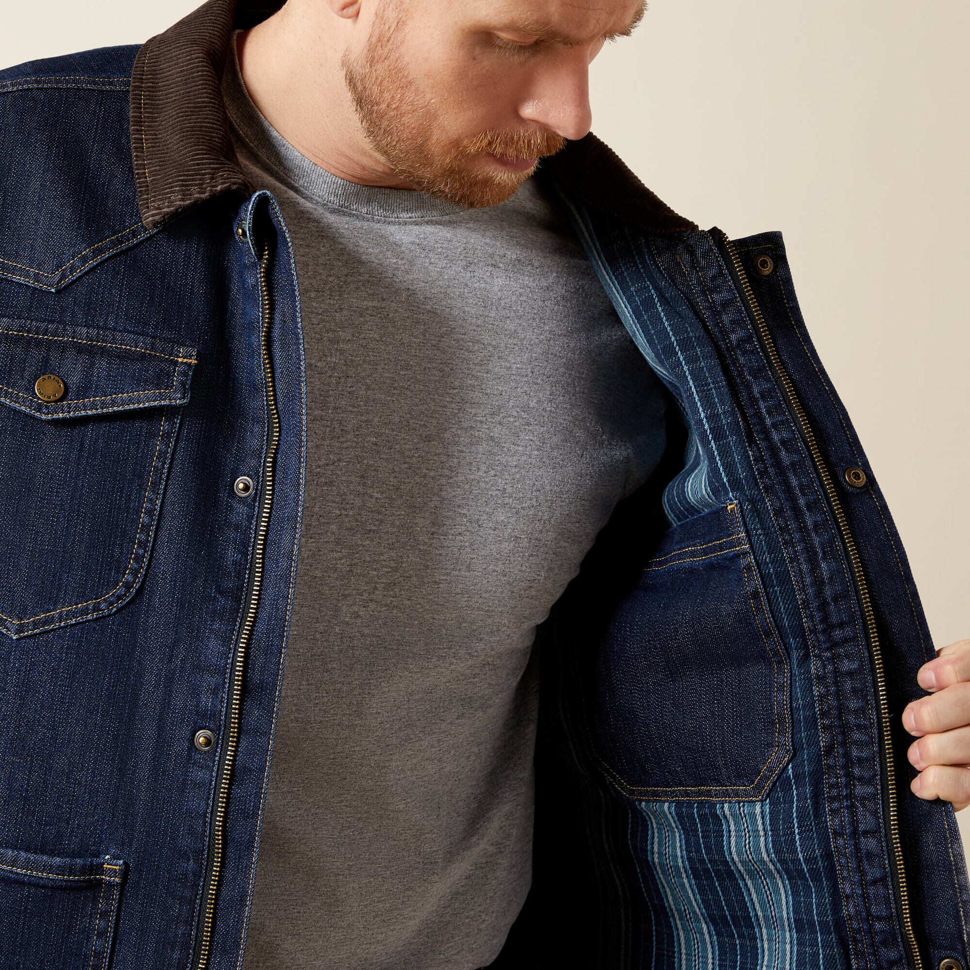 Ariat Men|Trends Denim Chore Jacket