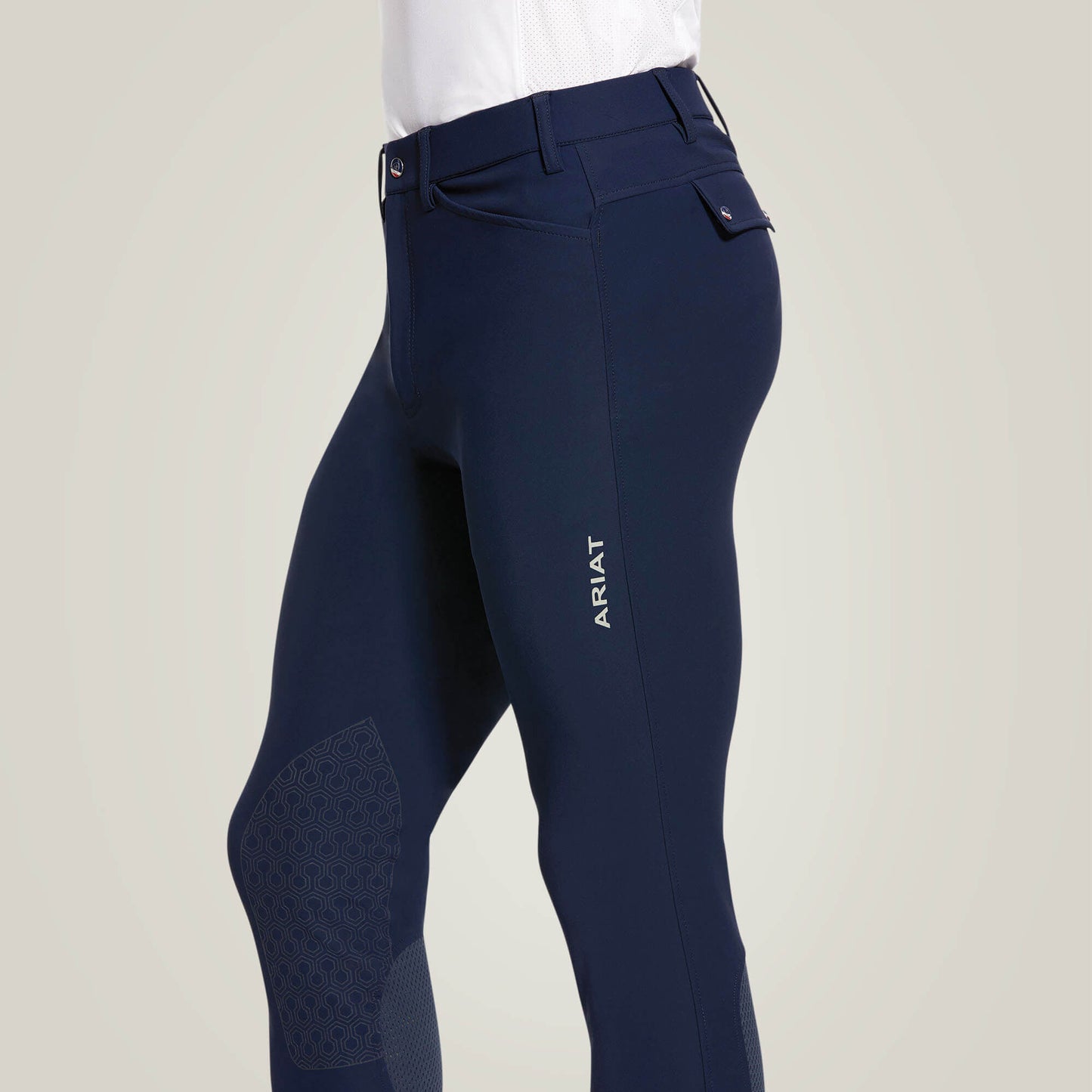 Ariat Men Tri Factor Grip Knee Patch Breech