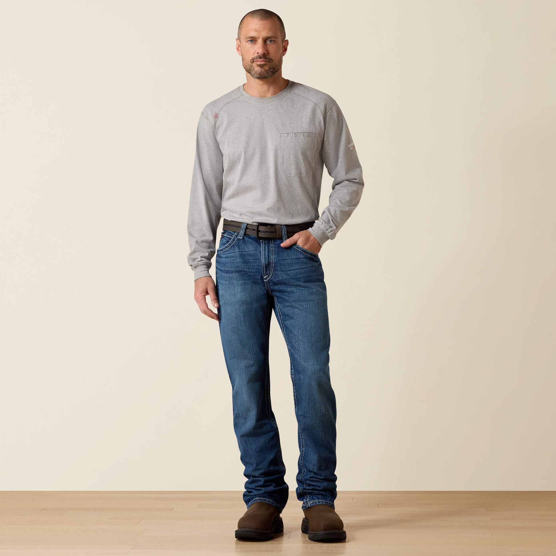 Ariat Men FR M4 Relaxed Ridgeline Boot Cut Jean