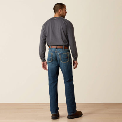 Ariat Men FR M4 Relaxed Stretch DuraLight Boundary Boot Cut Jean
