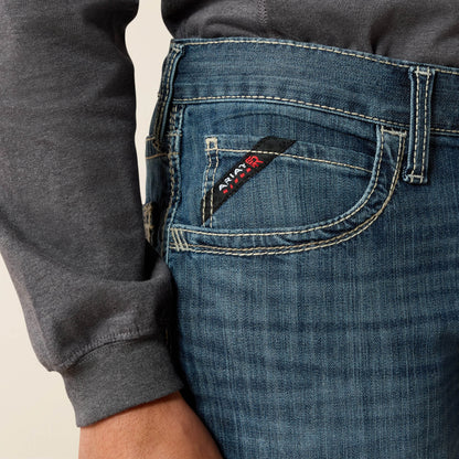 Ariat Men FR M4 Relaxed Stretch DuraLight Boundary Boot Cut Jean