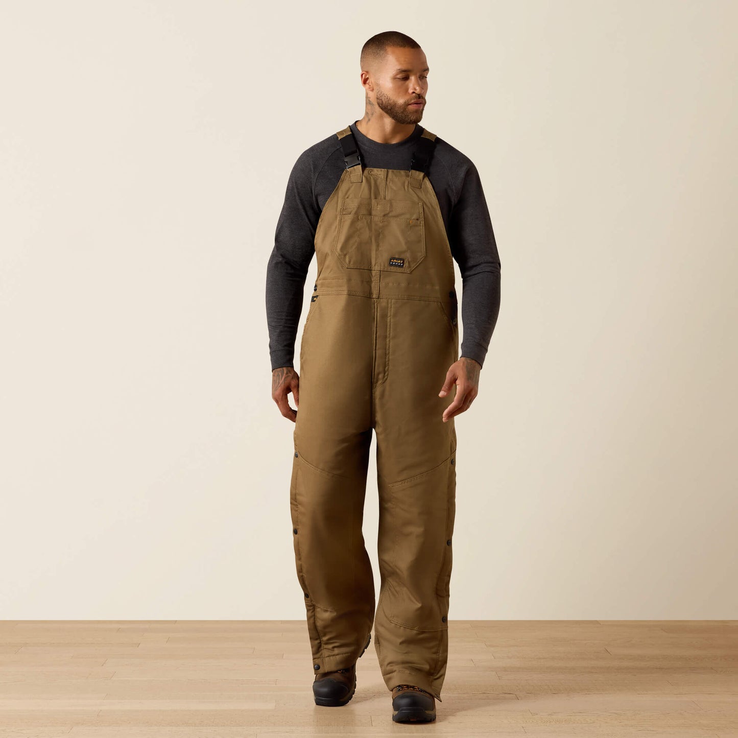 Ariat Men Rebar DuraCanvas Stretch Insulated Bib