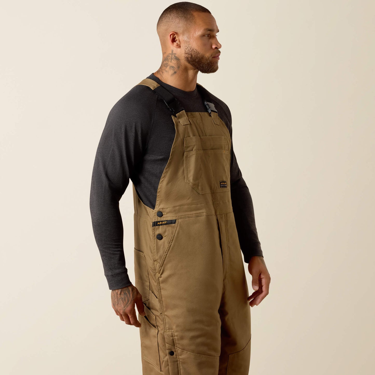 Ariat Men Rebar DuraCanvas Stretch Insulated Bib