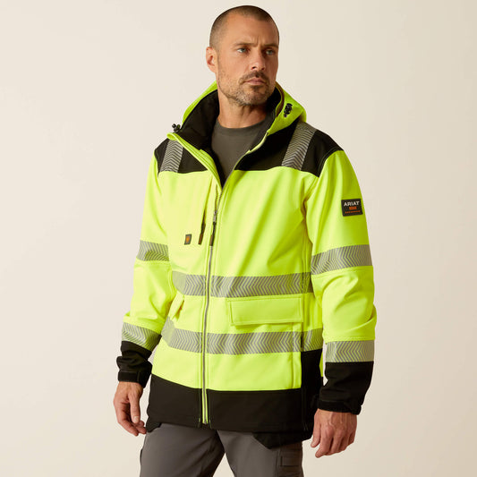 Ariat Men Rebar Hi-Vis Softshell Jacket