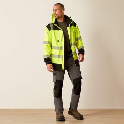 Ariat Men Rebar Hi-Vis Softshell Jacket