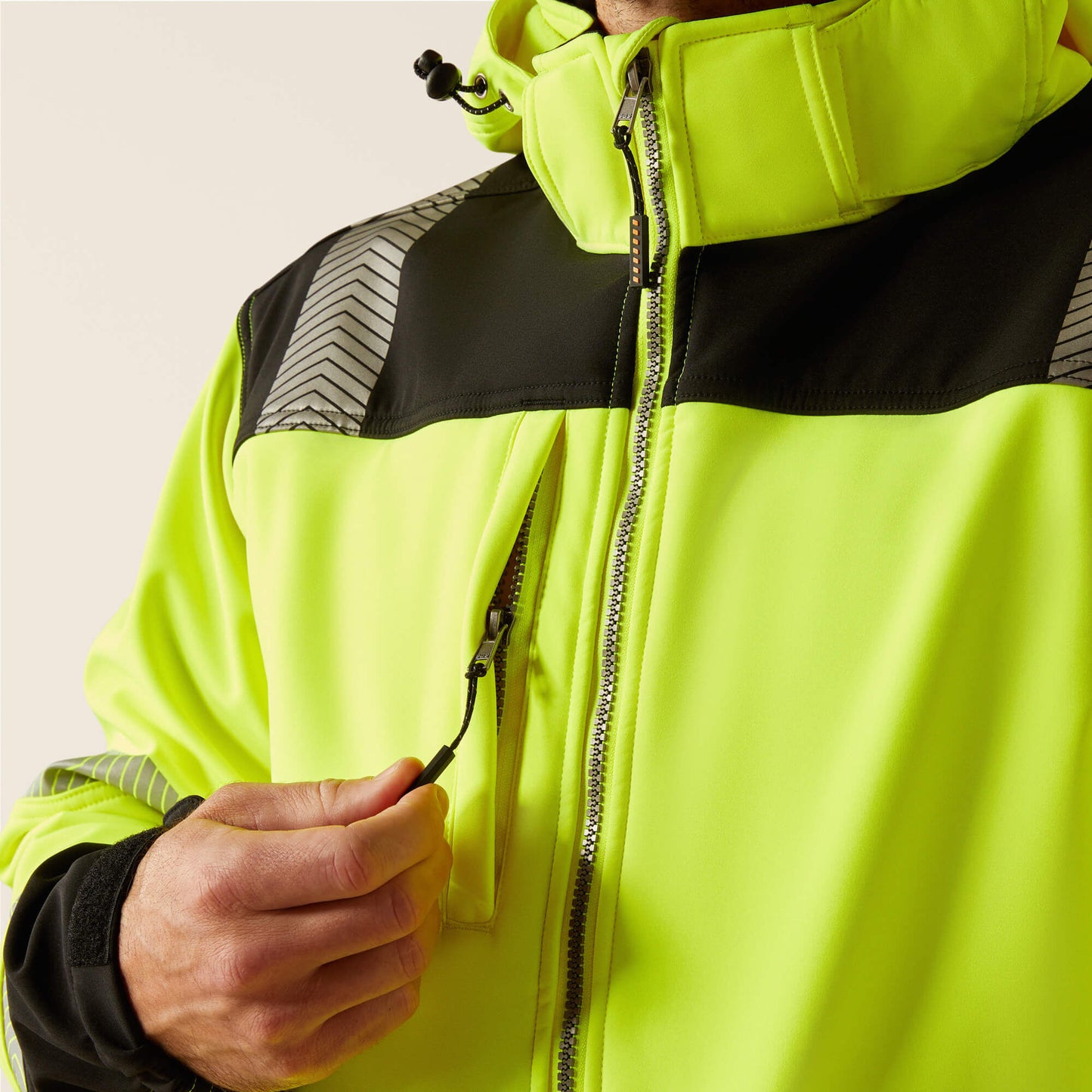 Ariat Men Rebar Hi-Vis Softshell Jacket