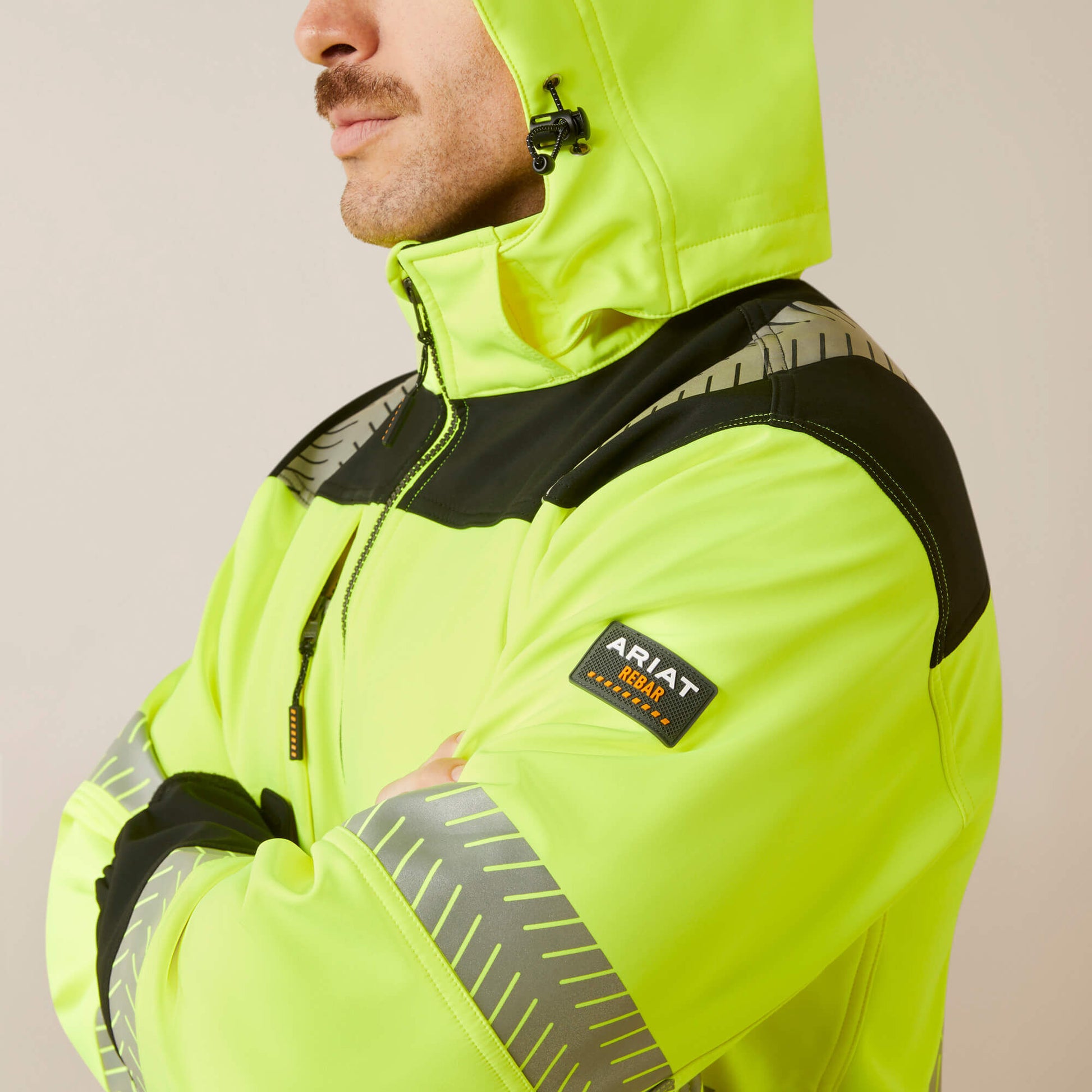 Ariat Men Rebar Hi-Vis Softshell Jacket