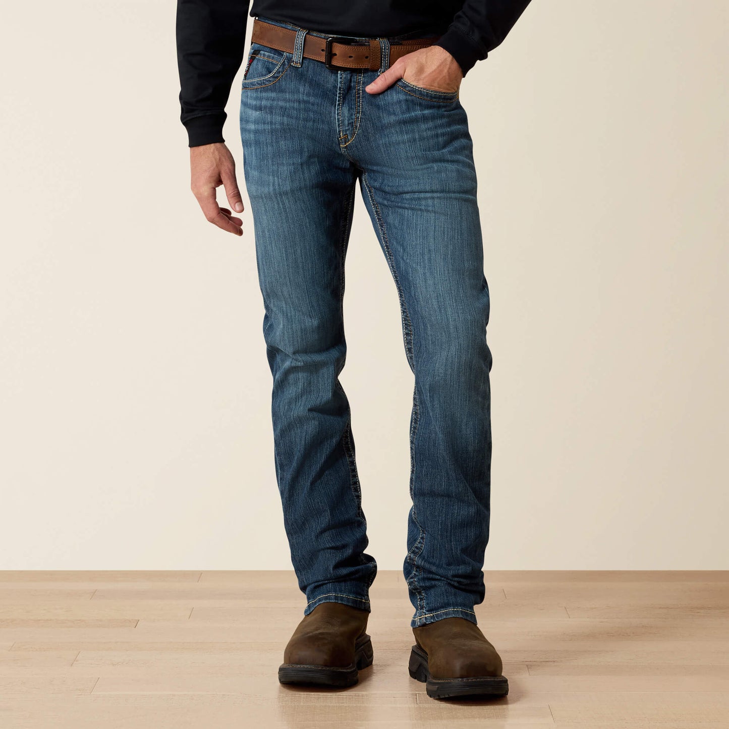 Ariat Men FR M7 Slim Duralight Stretch Basic Straight Jean