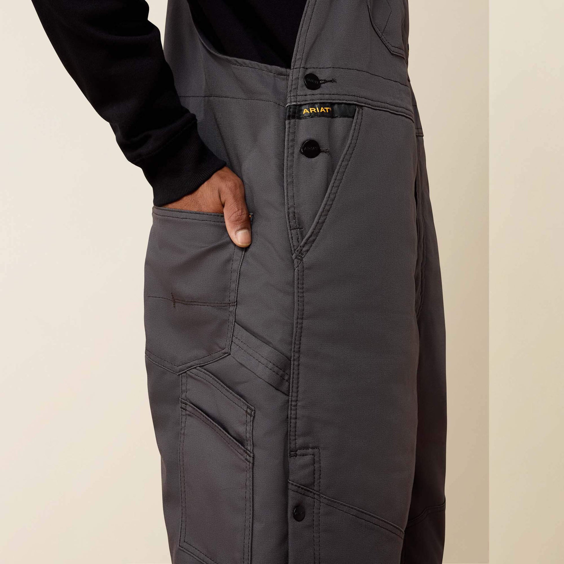 Ariat Men Rebar DuraCanvas Stretch Insulated Bib