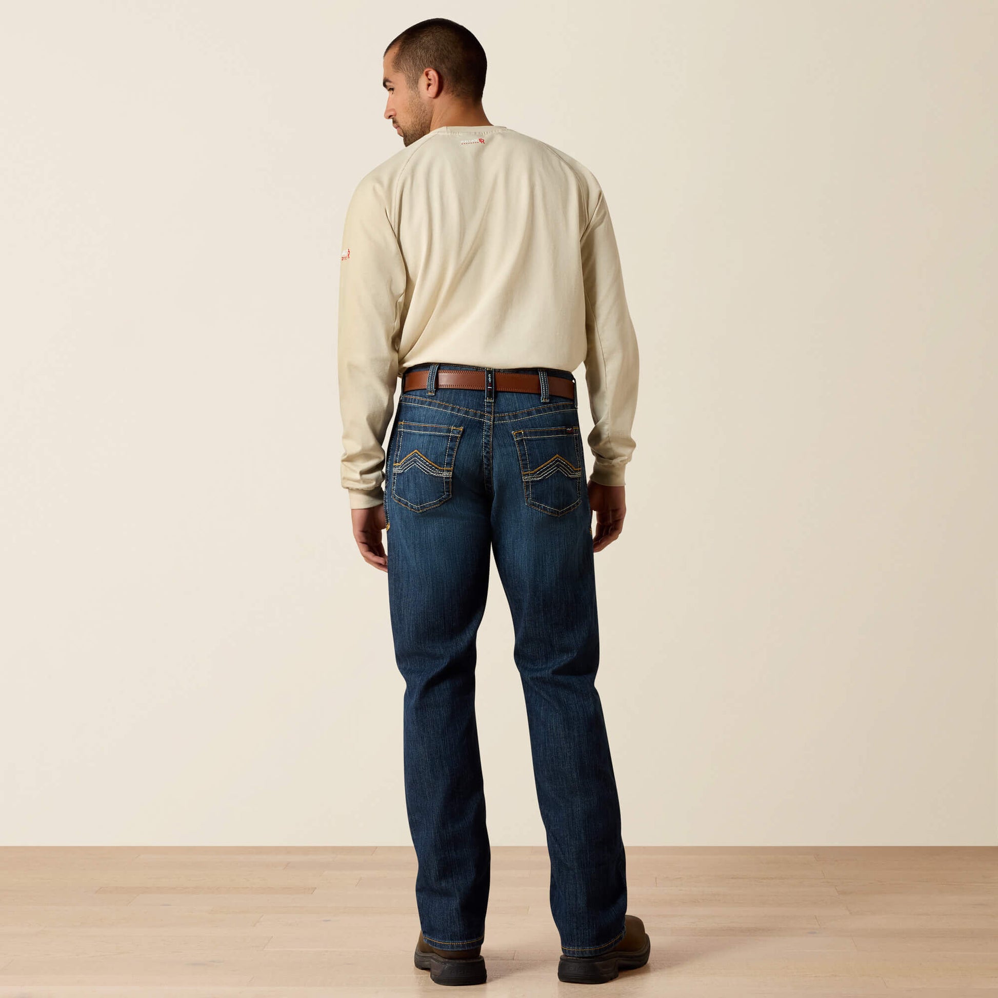 Ariat Men FR M4 Relaxed Stretch DuraLight Jett Boot Cut Jean