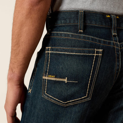 Ariat Men Rebar M4 Relaxed DuraStretch Edge Stackable Straight Leg Jean