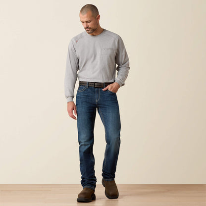 Ariat Men FR M7 Slim Stretch DuraLight Shoreway Straight Leg Jean