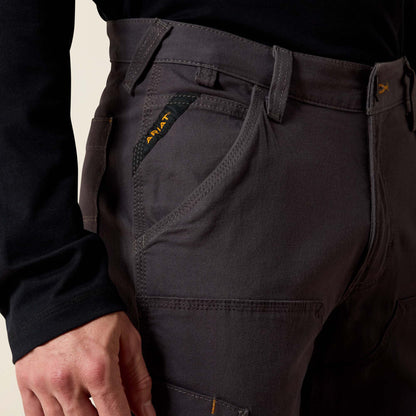 Ariat Men Rebar M4 Low Rise DuraStretch Made Tough Double Front Stackable Straight Leg Pant