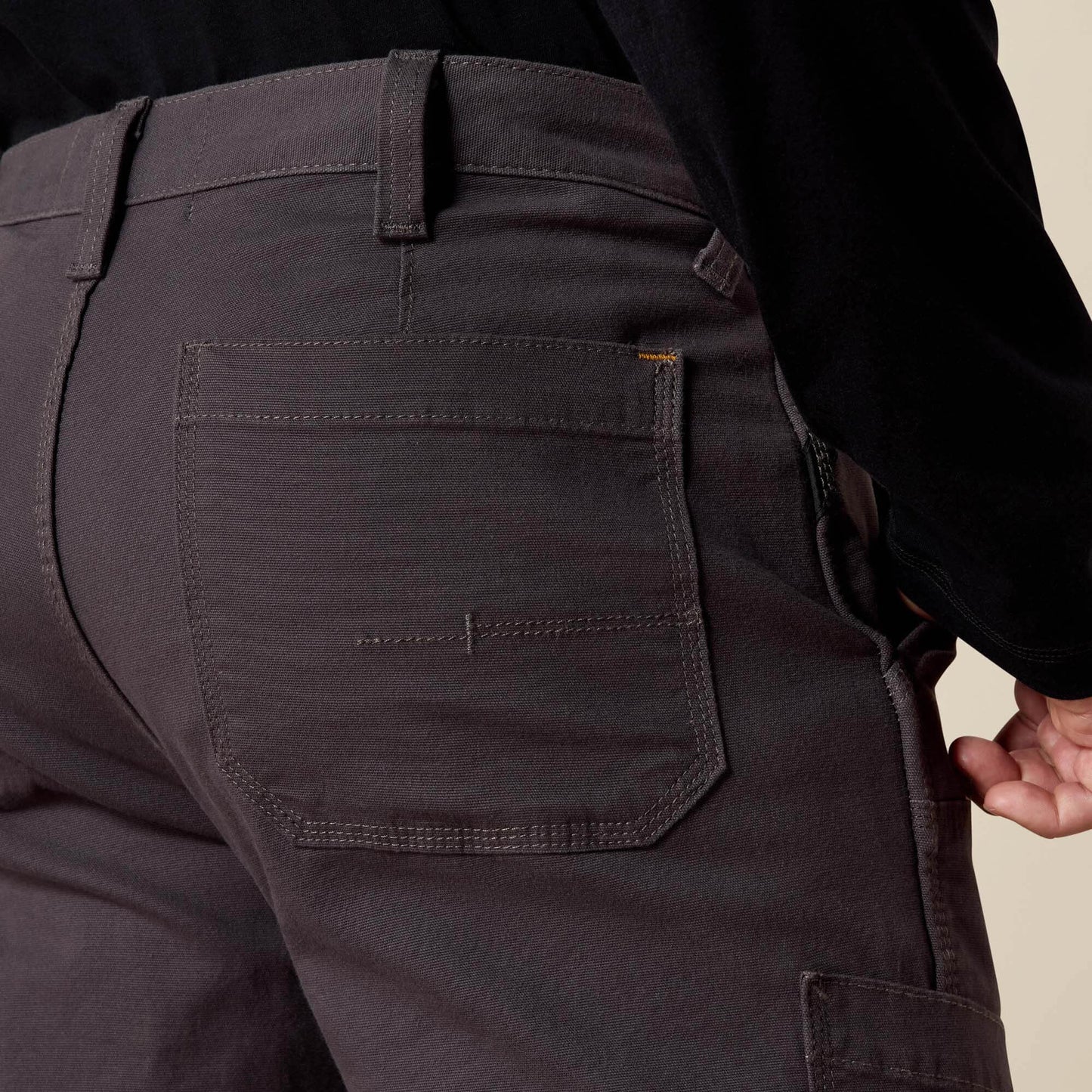 Ariat Men Rebar M4 Low Rise DuraStretch Made Tough Double Front Stackable Straight Leg Pant