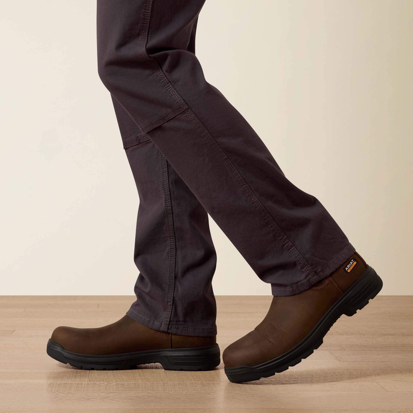 Ariat Men Rebar M4 Low Rise DuraStretch Made Tough Double Front Stackable Straight Leg Pant