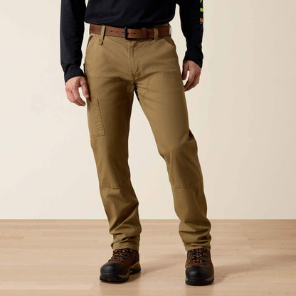 Ariat Men Rebar M4 Low Rise DuraStretch Made Tough Double Front Stackable Straight Leg Pant