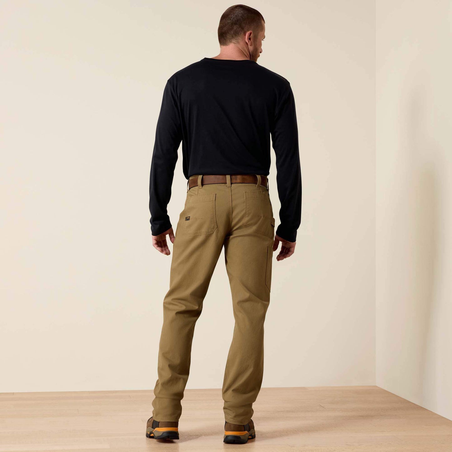 Ariat Men Rebar M4 Low Rise DuraStretch Made Tough Double Front Stackable Straight Leg Pant
