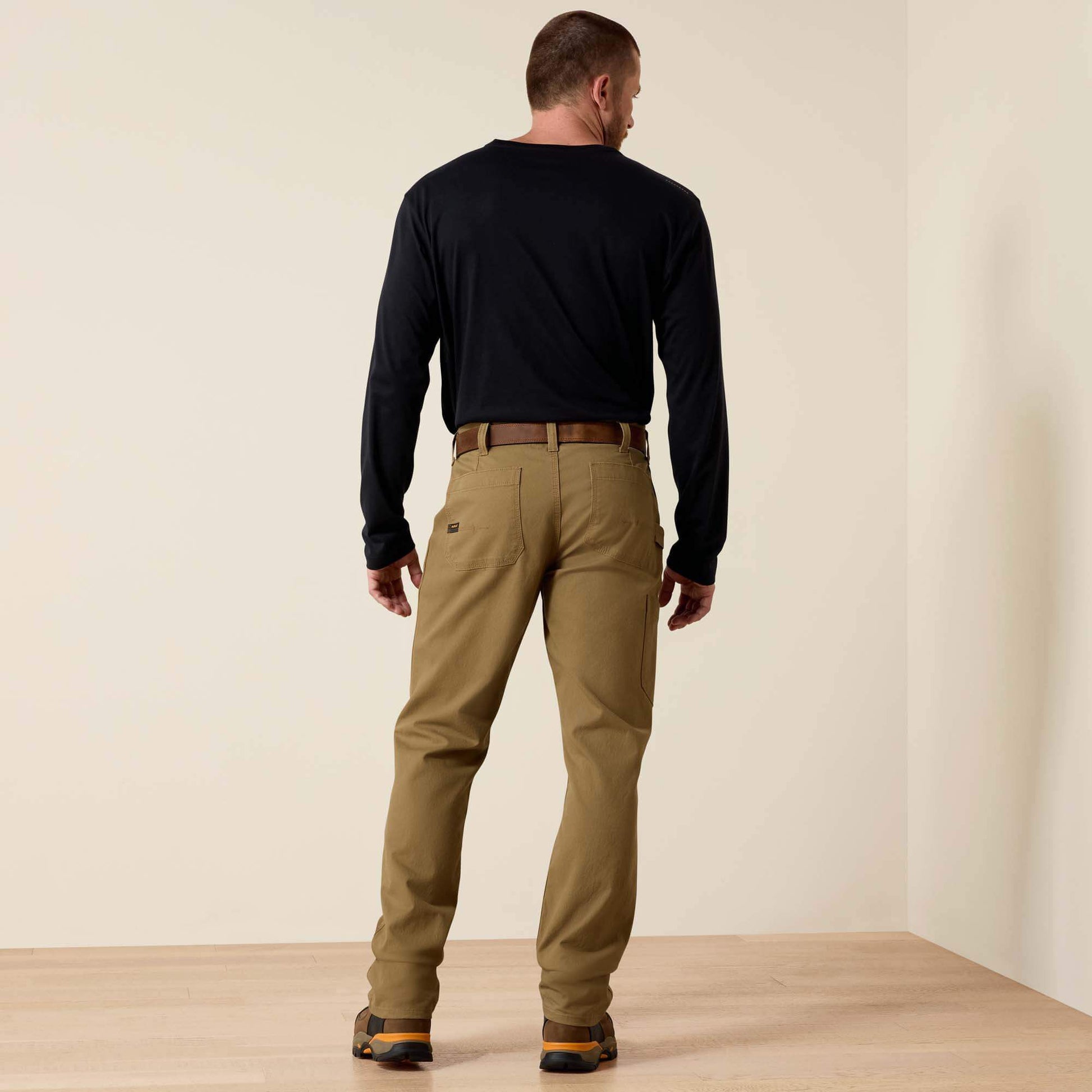 Ariat Men Rebar M4 Low Rise DuraStretch Made Tough Double Front Stackable Straight Leg Pant