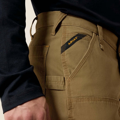 Ariat Men Rebar M4 Low Rise DuraStretch Made Tough Double Front Stackable Straight Leg Pant
