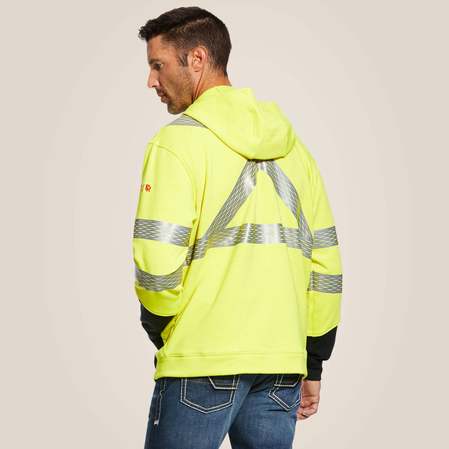 Ariat Men FR Hi-Vis Full Zip Hoodie
