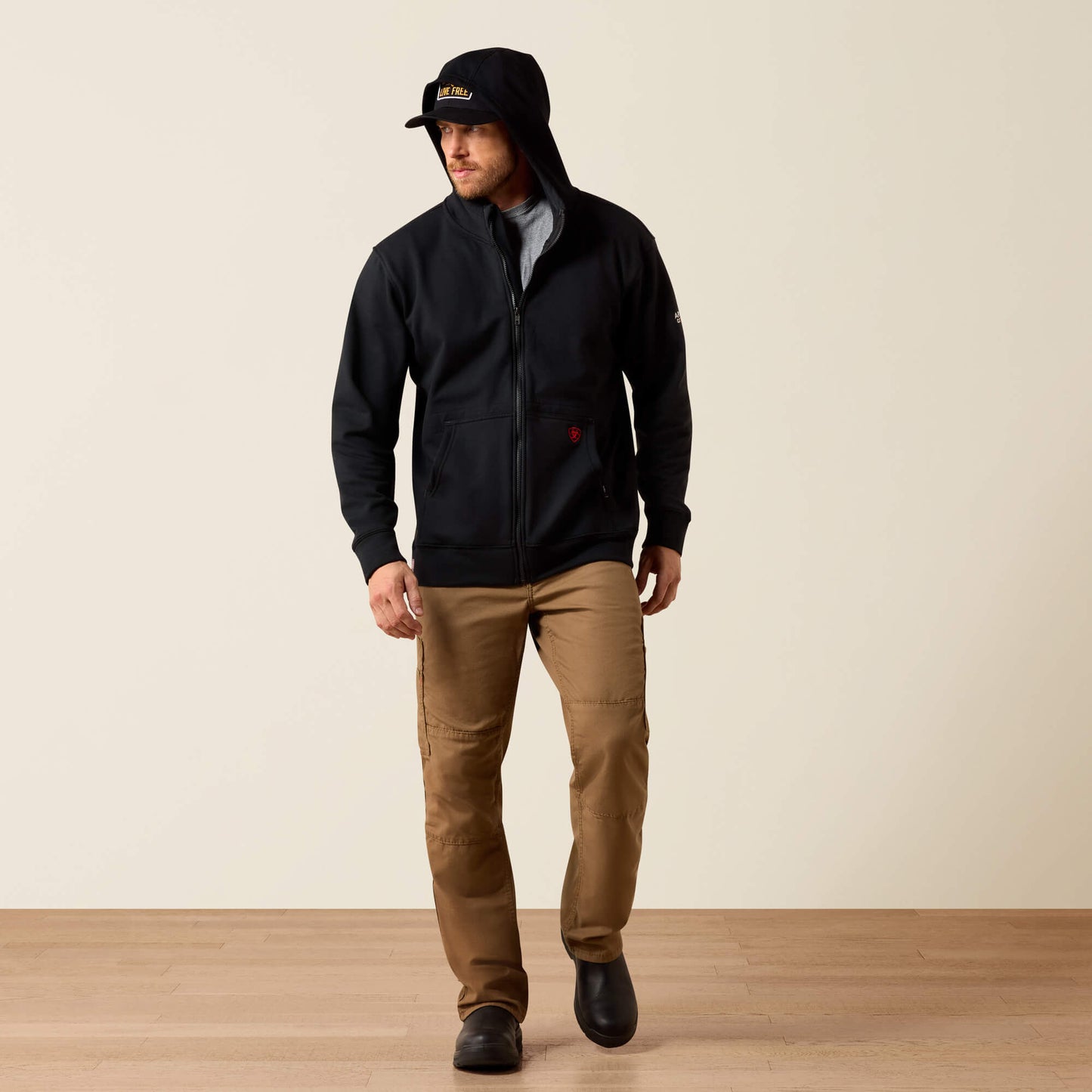 Ariat Men FR DuraStretch Full Zip Hoodie