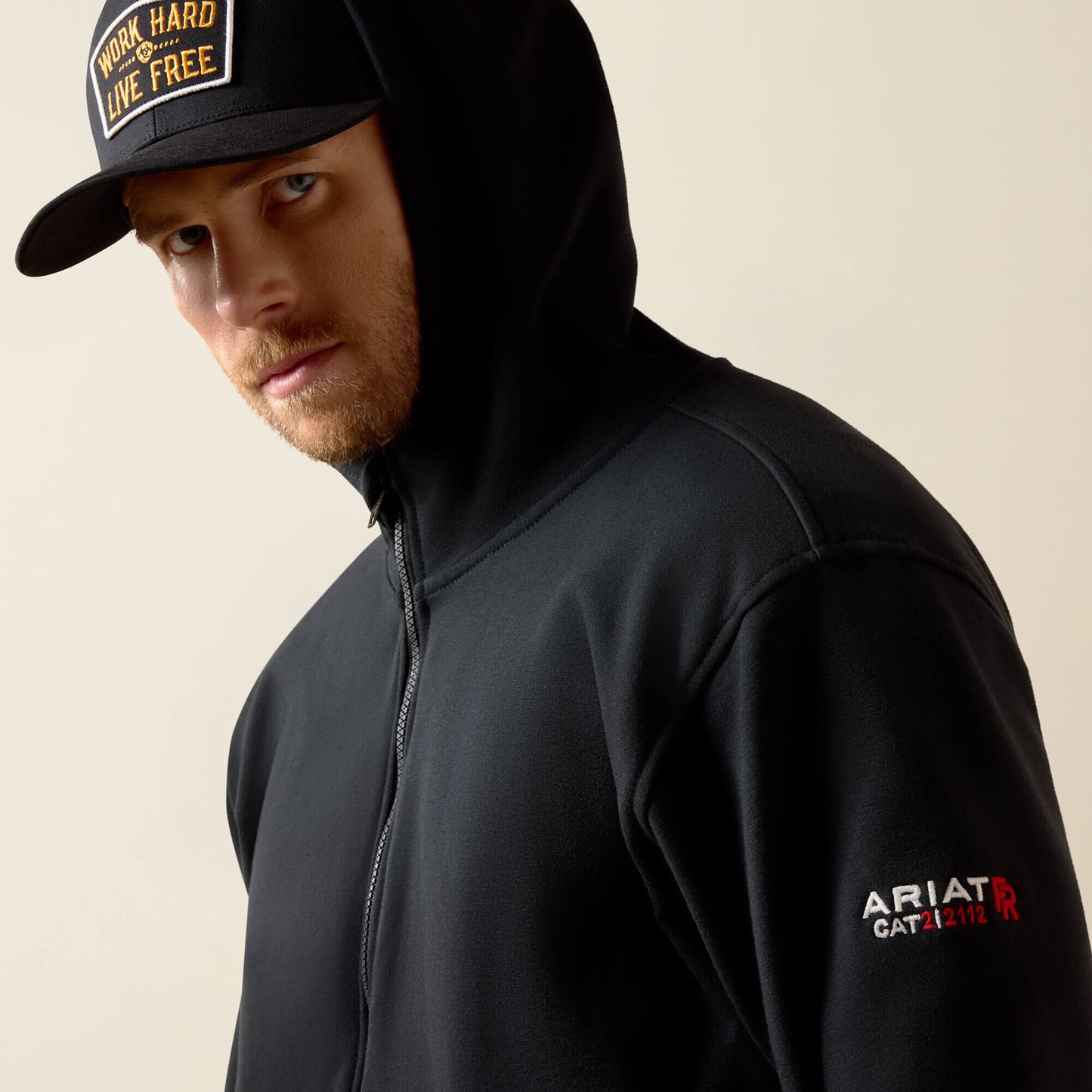 Ariat Men FR DuraStretch Full Zip Hoodie