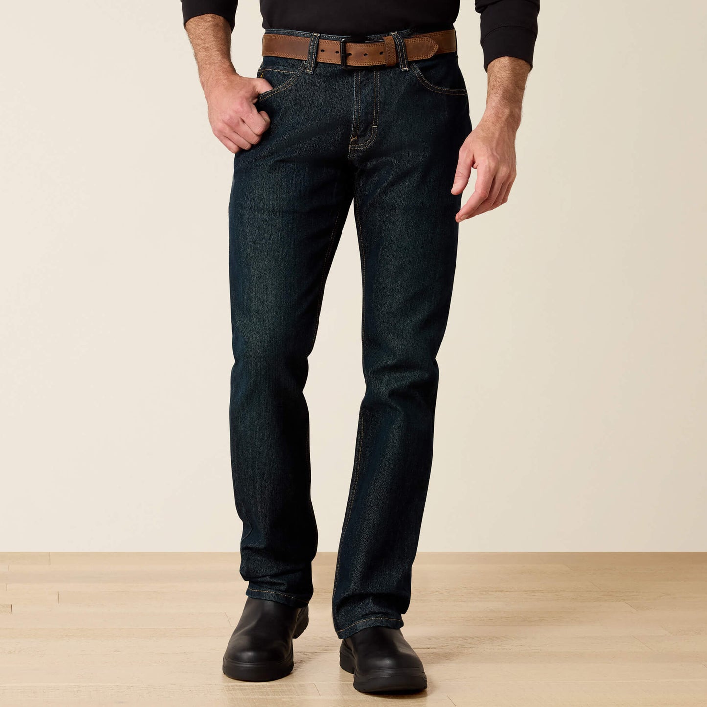 Ariat Men Rebar M7 Slim DuraStretch Basic Stackable Straight Leg Jean
