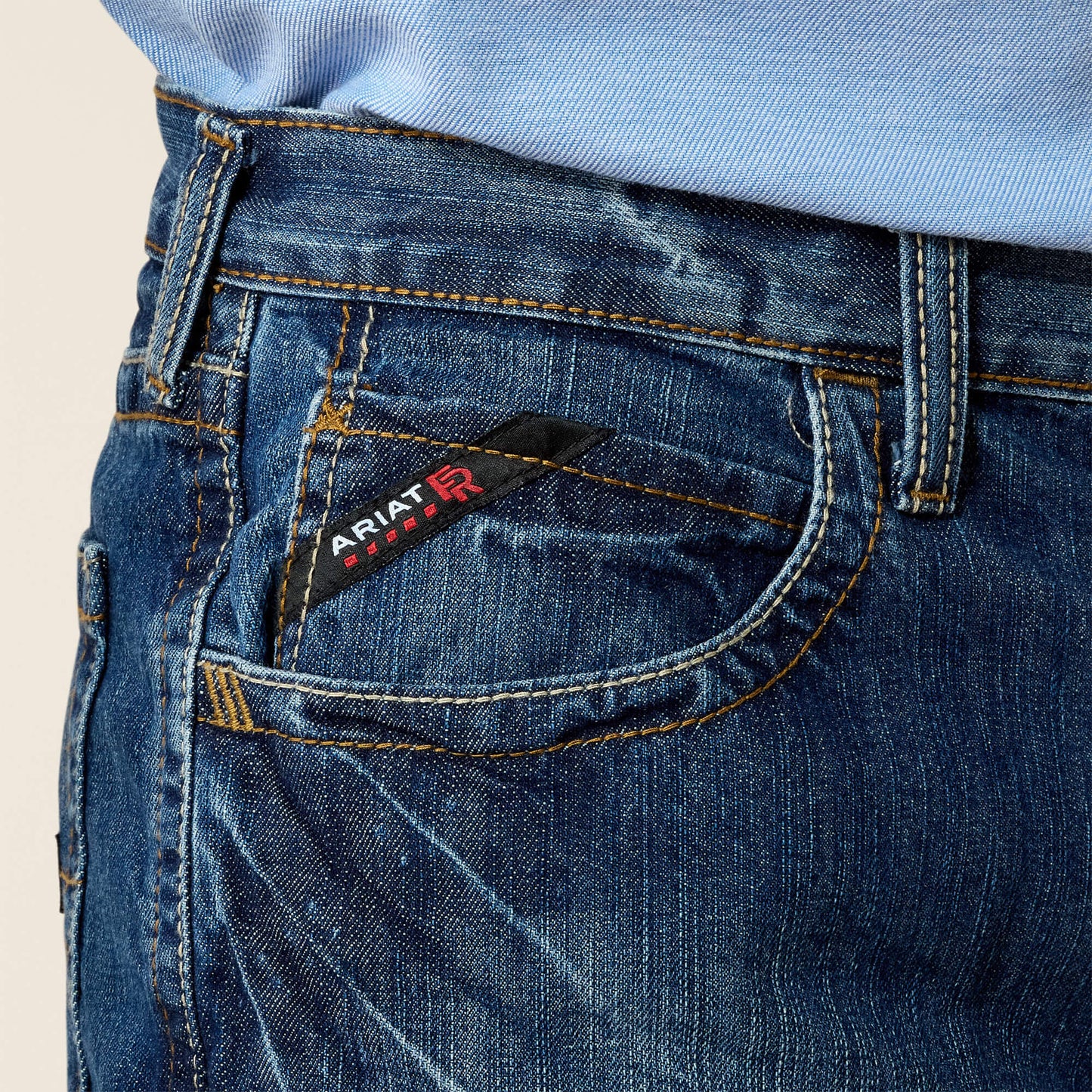 Ariat Men FR M3 Loose Basic Stackable Straight Leg Jean