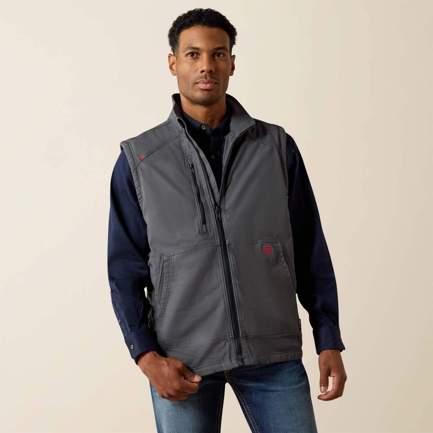 Ariat Men FR DuraLight Cordura Canvas Vest