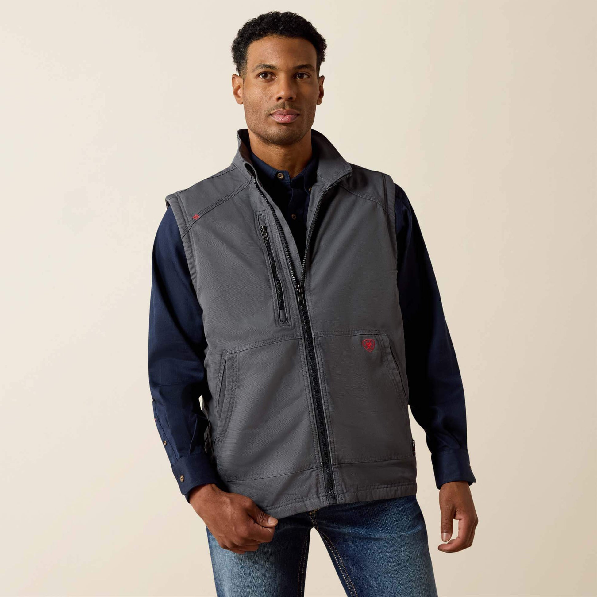 Ariat Men FR DuraLight Cordura Canvas Vest