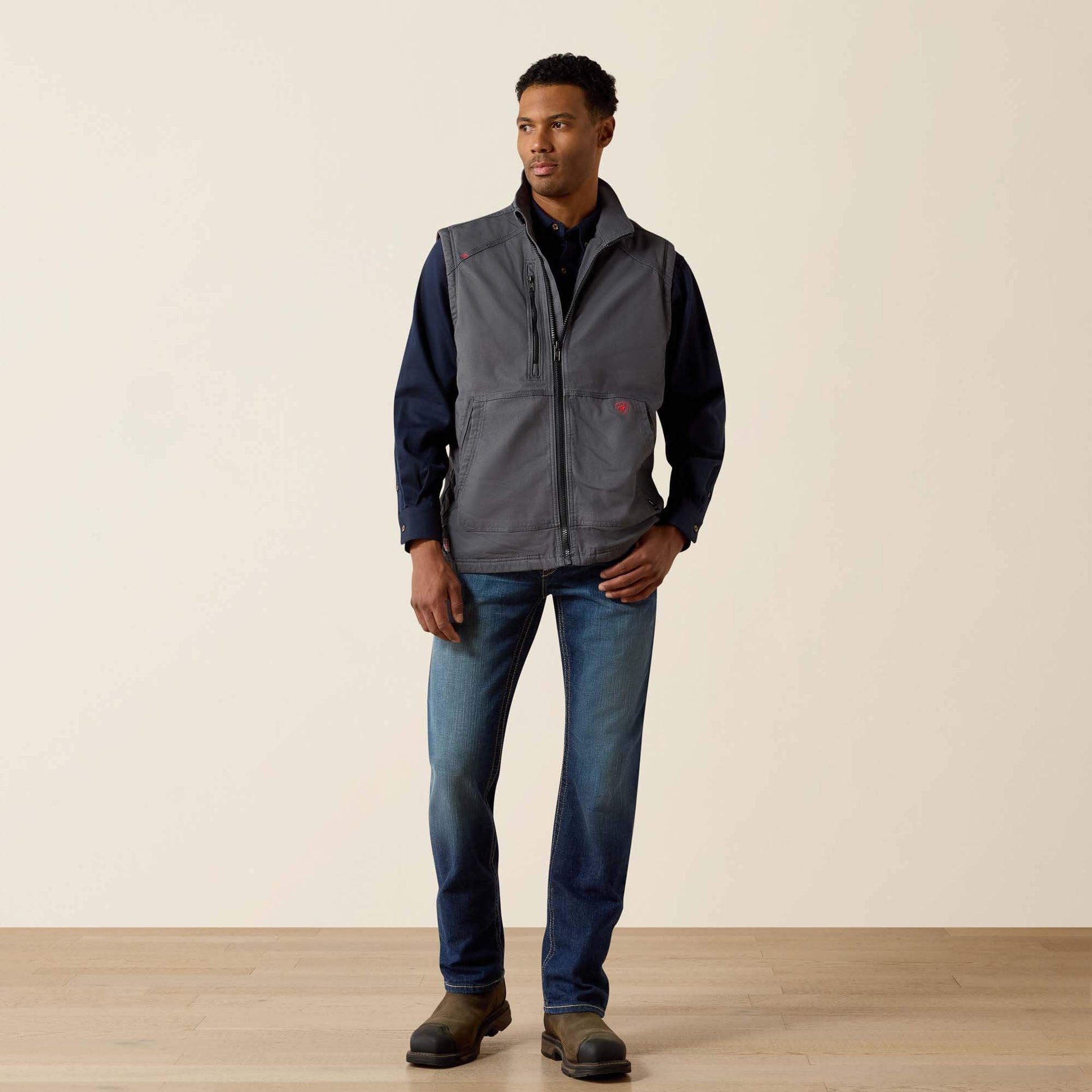 Ariat Men FR DuraLight Cordura Canvas Vest