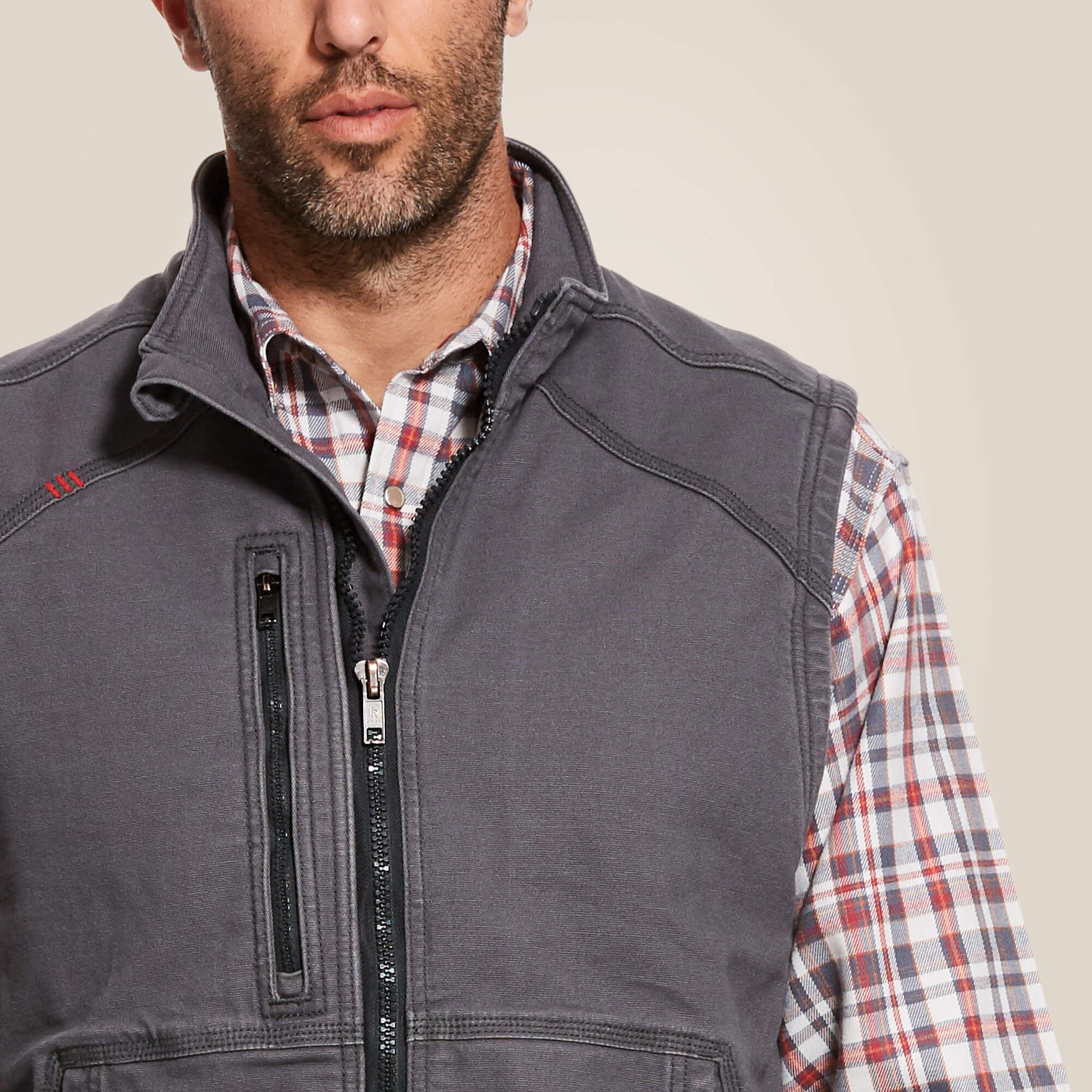 Ariat Men FR DuraLight Cordura Canvas Vest