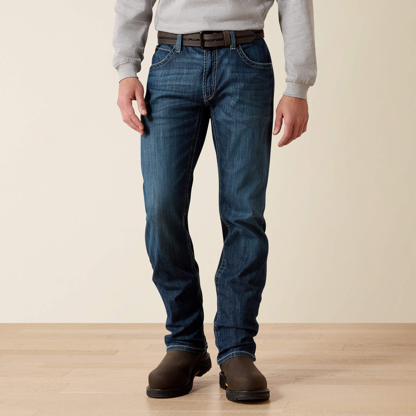 Ariat Men FR M5 Straight DuraLight Stretch Coltrane Straight Leg Jean