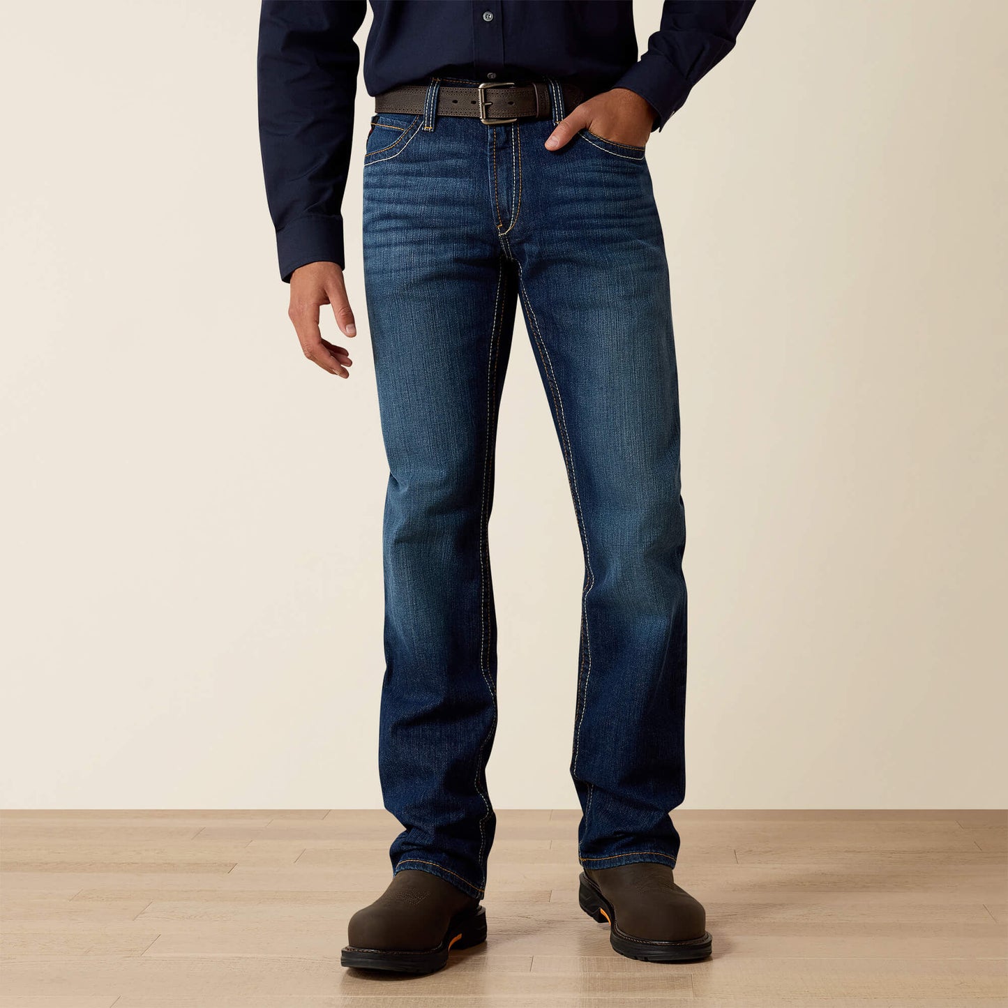 Ariat Men FR M4 Relaxed DuraStretch Stillwell Boot Cut Jean