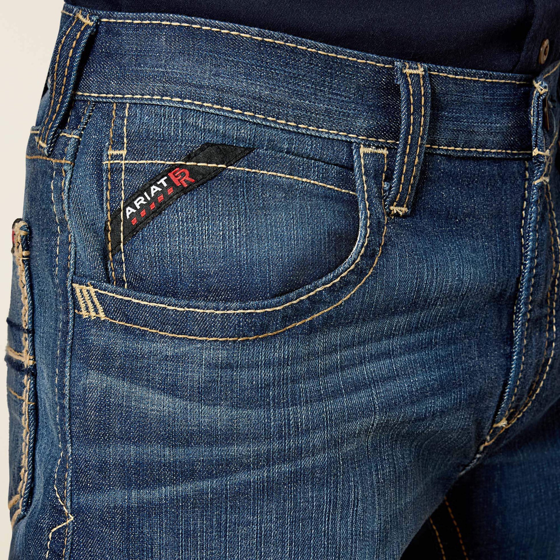 Ariat Men FR M5 Straight DuraStretch Truckee Stackable Straight Leg Jean
