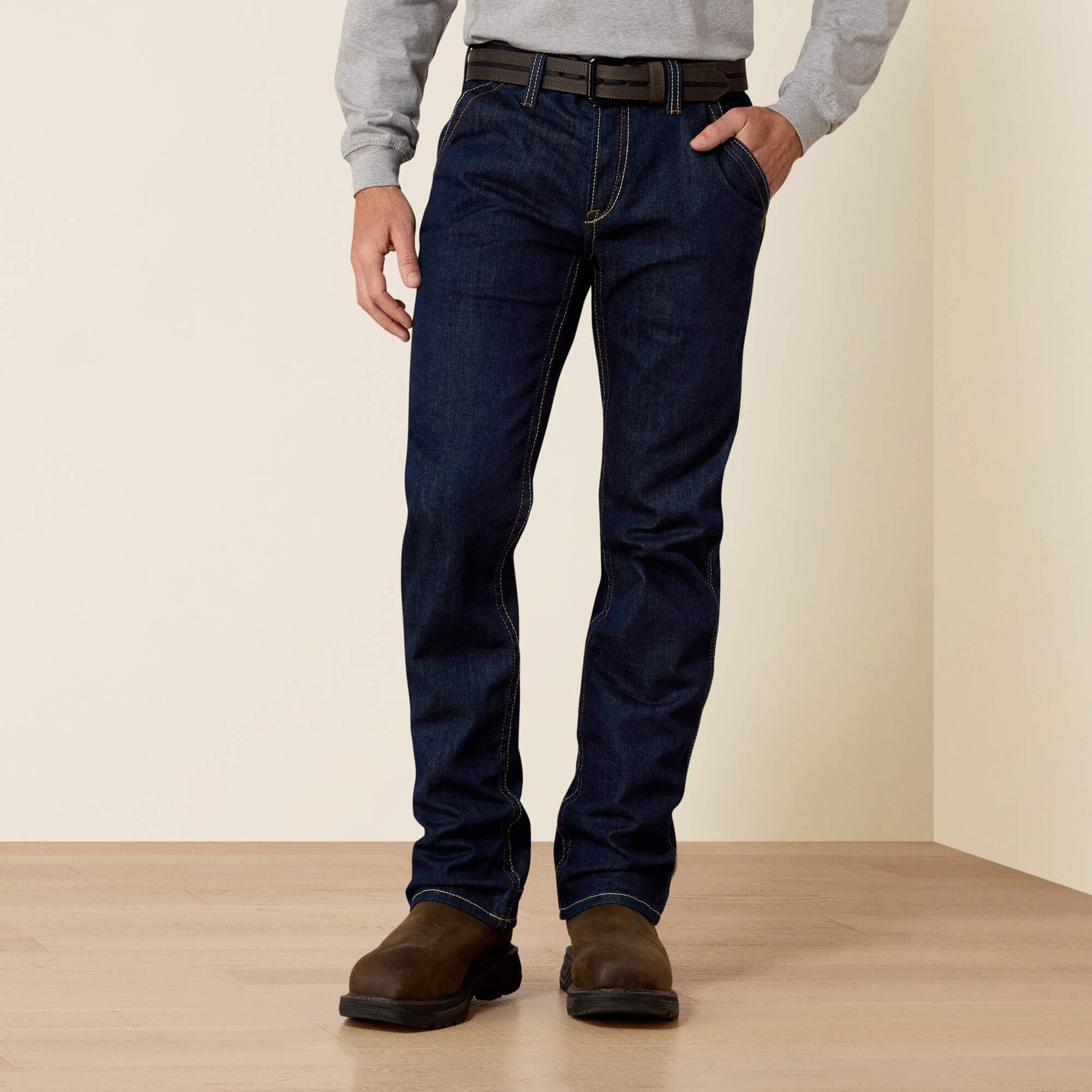 Ariat Men FR M7 Slim DuraStretch Workhorse Stackable Straight Leg Jean