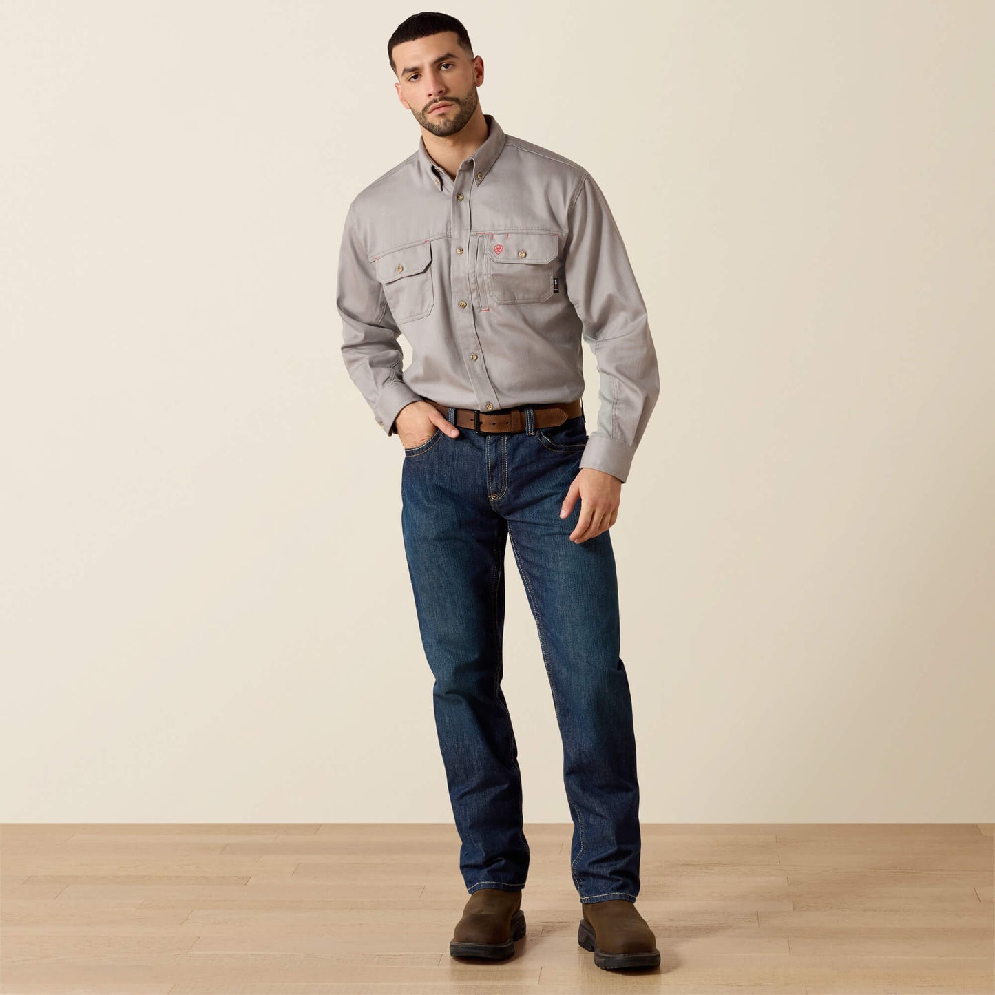 Ariat Men FR Solid Vent Work Shirt