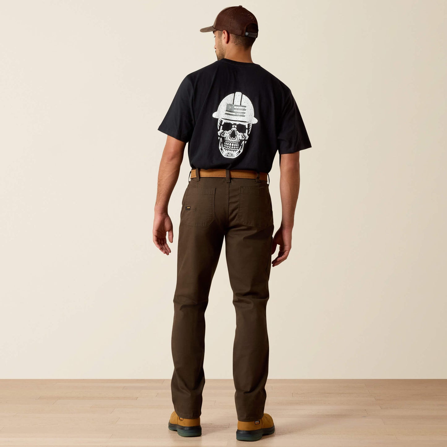 Ariat Men Rebar M4 Low Rise DuraStretch Made Tough Double Front Stackable Straight Leg Pant