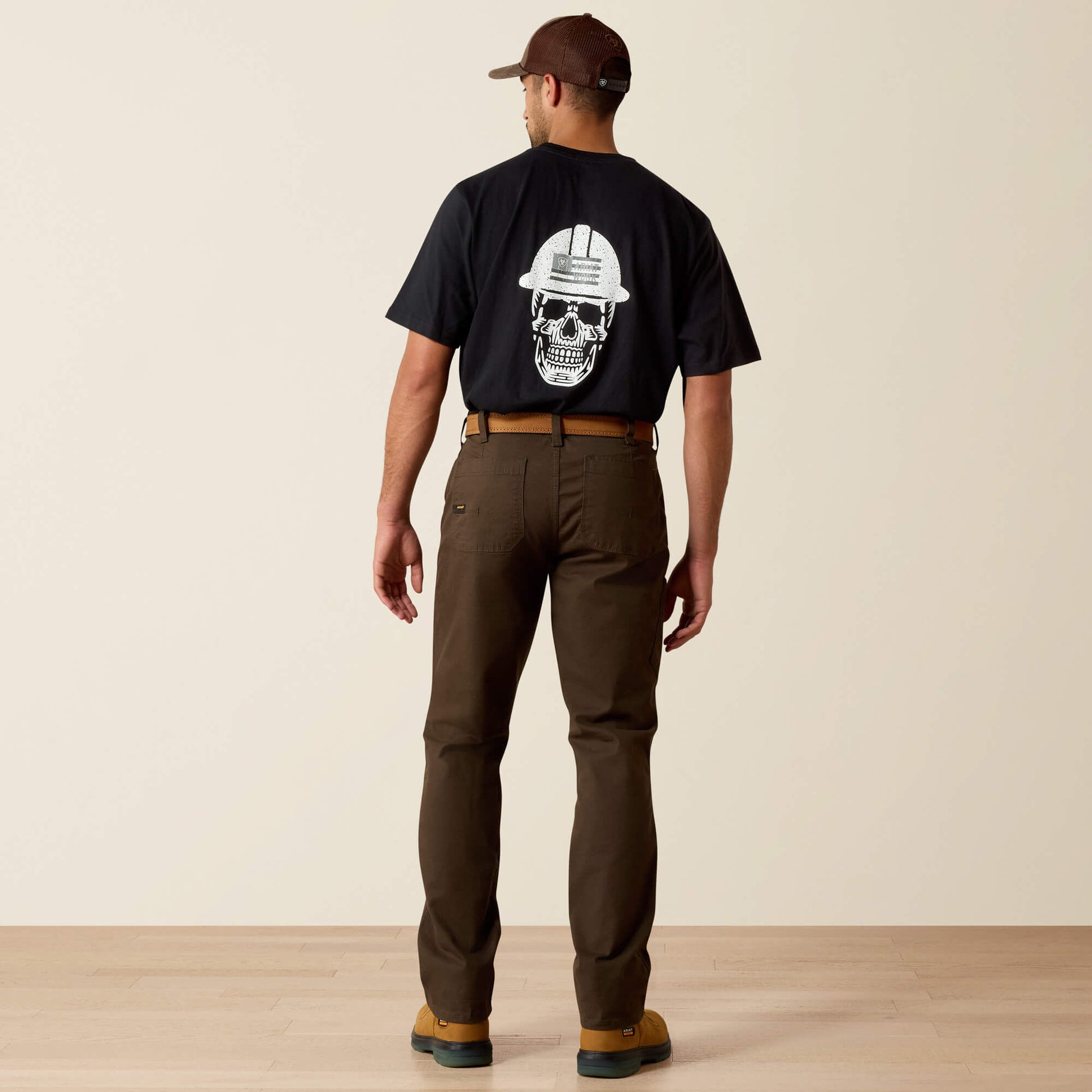 Ariat Men Rebar M4 Low Rise DuraStretch Made Tough Double Front Stackable Straight Leg Pant