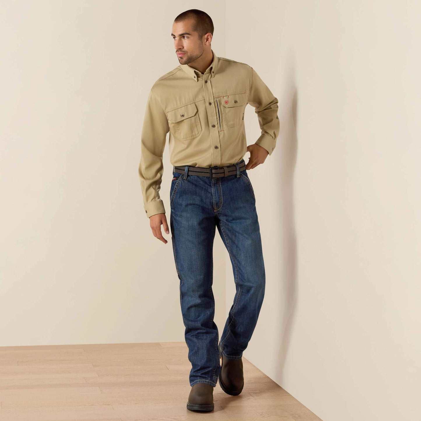 Ariat Men FR Solid Vent Work Shirt